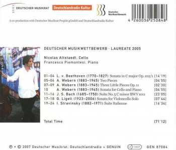 CD Nicolas Altstaedt: Works For Cello And Piano