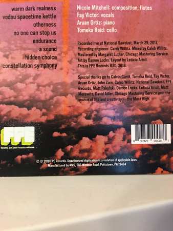 CD Nicole Mitchell: Maroon Cloud