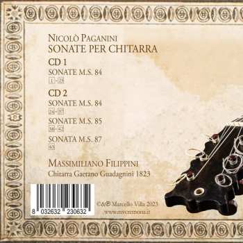 2CD Niccolò Paganini: Sonate Per Chitarra