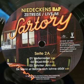 4LP BAP: Zeitreise / Live Im Sartory