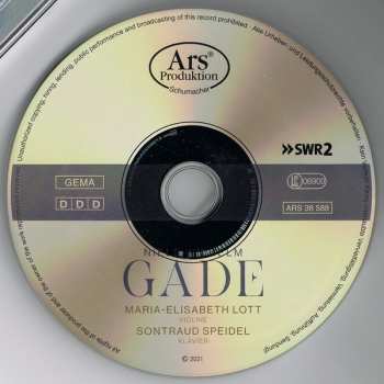 CD Niels Wilhelm Gade: Violinsonaten 1–3
