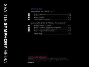 CD Seattle Symphony Orchestra: Symphony No. 1 • Symphony No. 2 "The Four Temperaments"