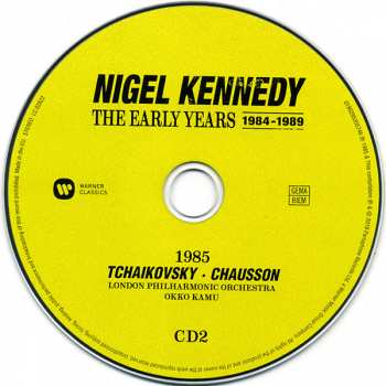 7CD/Set di cofanetti Nigel Kennedy: The Early Years 1984-1989