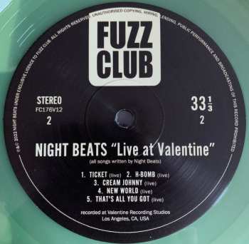 LP Night Beats: Live At Valentine CLR | LTD