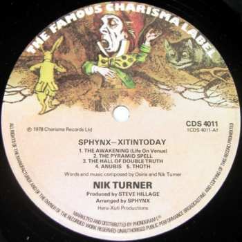 LP Nik Turner's Sphynx: Xitintoday
