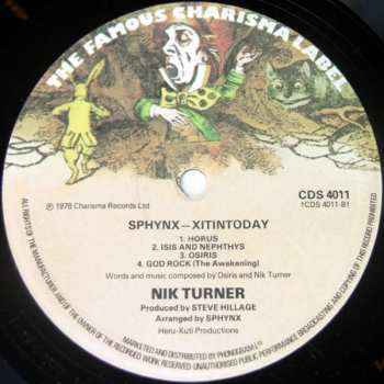 LP Nik Turner's Sphynx: Xitintoday
