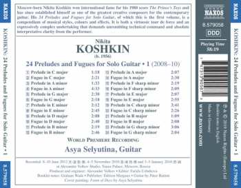 CD Nikita Koshkin: 24 Preludes And Fugues For Solo Guitar • 1