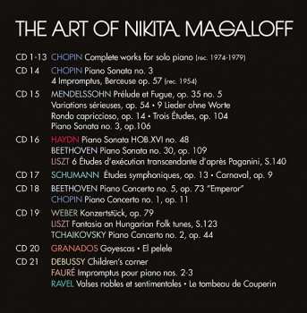 21CD/Set di cofanetti Nikita Magaloff: The Art Of Nikita Magaloff