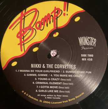 LP Nikki & The Corvettes: Nikki And The Corvettes