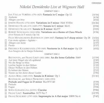 2CD Nikolai Demidenko: Live At Wigmore Hall