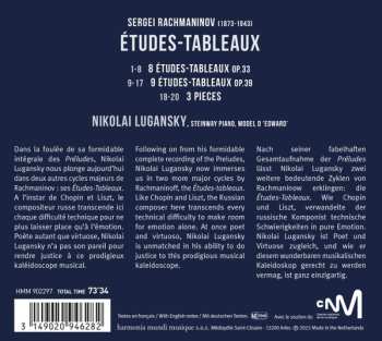 CD Sergei Vasilyevich Rachmaninoff: Études-Tableaux / 3 Pièces (1917)