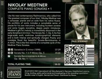 CD Nikolai Medtner: Complete Piano Sonatas · 1