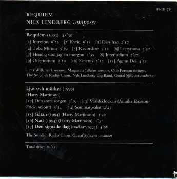 CD Nils Lindberg: Requiem
