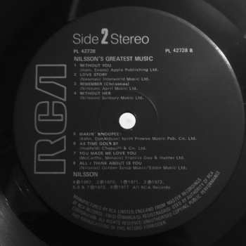 LP Harry Nilsson: Harry Nilsson's Greatest Music