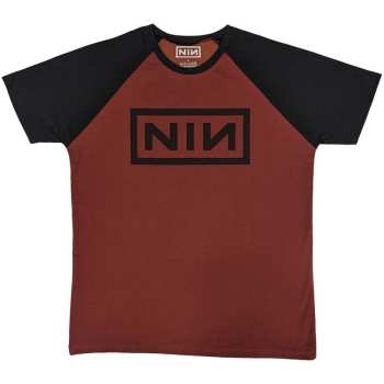 Merce Nine Inch Nails: Nine Inch Nails Unisex Raglan T-shirt: Classic Logo (small) S