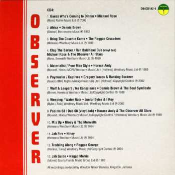 4CD/Set di cofanetti Niney The Observer: The Observer Master Mix Collection
