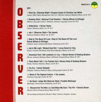 4CD/Set di cofanetti Niney The Observer: The Observer Master Mix Collection