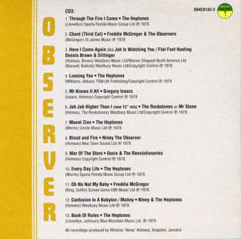 4CD/Set di cofanetti Niney The Observer: The Observer Master Mix Collection