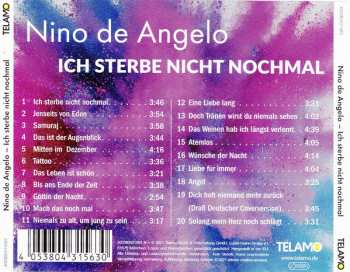 CD Nino De Angelo: Ich Sterbe Nicht Nochmal