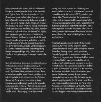 2CD Nino Rota: Rocco E I Suoi Fratelli (Expanded Original Motion Picture Soundtrack - 60th Anniversary Edition) LTD