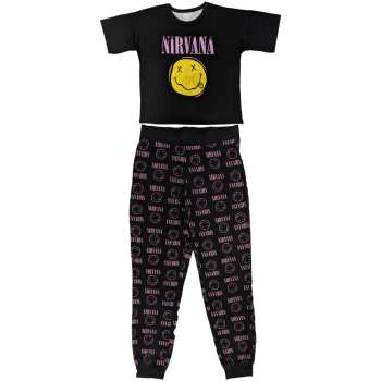 Merch Nirvana: Donne Pyjamas Xerox Smile Pink