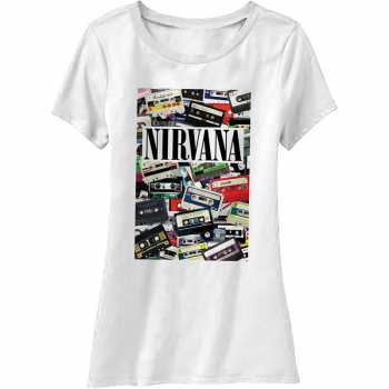 Merch Nirvana: Donne Maglietta Cassettes 