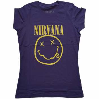 Merch Nirvana: Donne Maglietta Yellow Smiley 
