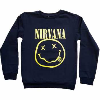 Merch Nirvana: Per bambini Felpa Yellow Smiley  