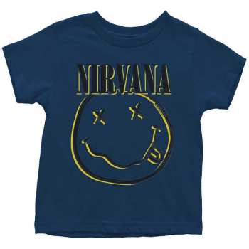 Merch Nirvana: Per bambini Toddler Maglietta Inverse Smiley 