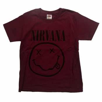 Merch Nirvana: Maglietta per bambini Grey Smiley 