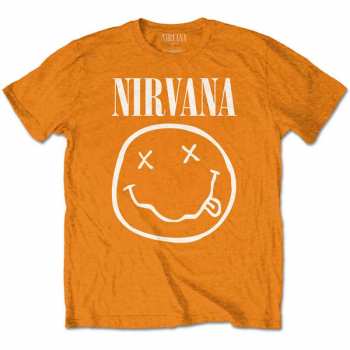 Merch Nirvana: Maglietta per bambini White Smiley 