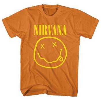 Merce Nirvana: Nirvana Kids T-shirt: Yellow Happy Face (9-10 Years) 9-10 let