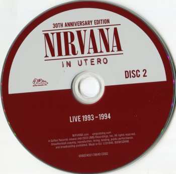 2CD Nirvana: In Utero DLX