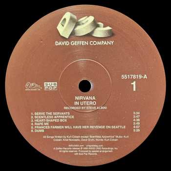 LP/EP Nirvana: In Utero LTD
