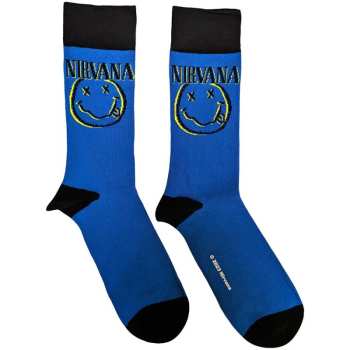 Merch Nirvana: Calzini alla caviglia Inverse Happy Face