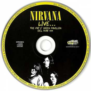 CD Nirvana: Live... The Pat O'Brien Pavilion, Del Mar 1991