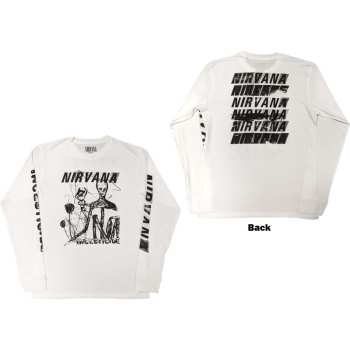 Merce Nirvana: Nirvana Unisex Long Sleeve T-shirt: Incesticide (back & Sleeve Print) (small) S
