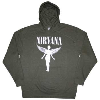 Merce Nirvana: Nirvana Unisex Pullover Hoodie: Angelic Mono (medium) M
