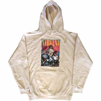 Merce Nirvana: Nirvana Unisex Pullover Hoodie: Trapper Hat Mono Logo (small) S