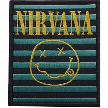 Merce Nirvana: Nášivka Logo Nirvana & Smiley Stripes