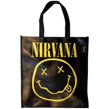 Merce Nirvana: Nirvana Eco Bag: Yellow Happy Face