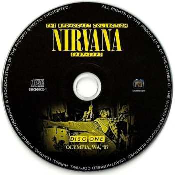 5CD/Set di cofanetti Nirvana: The Broadcast Collection 1987- 1993