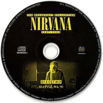 5CD/Set di cofanetti Nirvana: The Broadcast Collection 1987- 1993