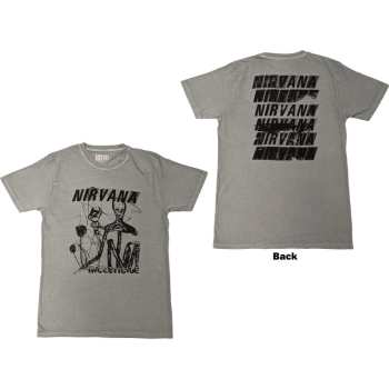Merce Nirvana: Nirvana Unisex T-shirt: Incesticide Stacked Logo (back Print) (small) S