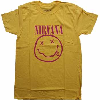Merch Nirvana: Maglietta Pink Smiley 
