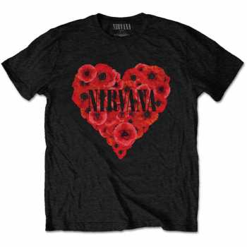 Merch Nirvana: Maglietta Poppy Heart