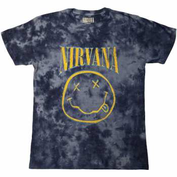 Merch Nirvana: Maglietta Smiley Blue Stroke