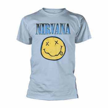 Merch Nirvana: Maglietta Xerox Smiley (blue)