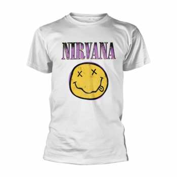 Merch Nirvana: Maglietta Xerox Smiley (white)
