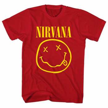 Merce Nirvana: Nirvana Unisex T-shirt: Yellow Smiley (x-small) XS
